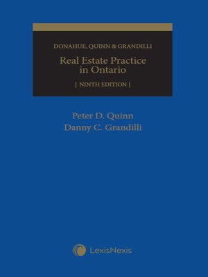 cover image of Real Estate Practice in Ontario